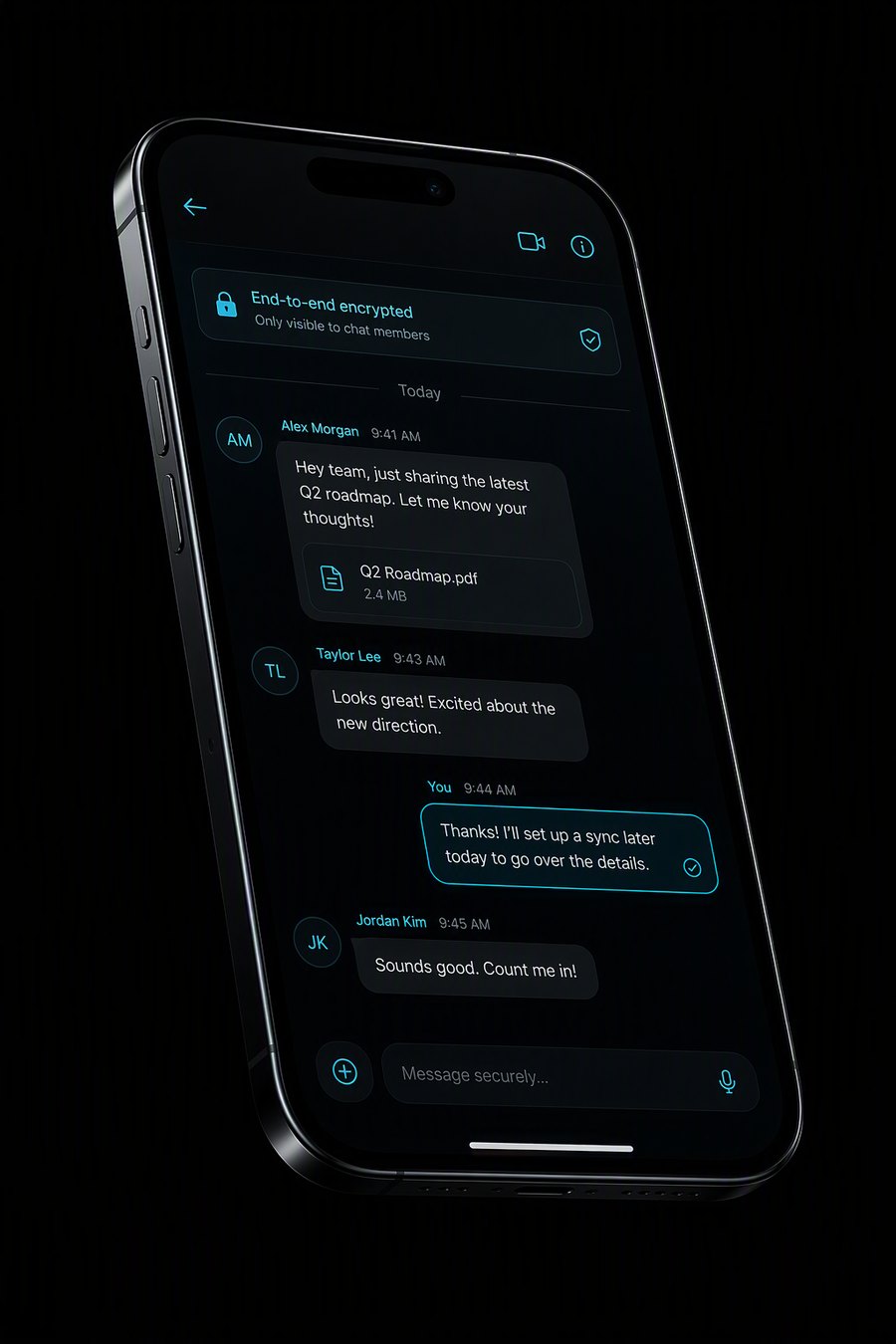ILVEO — интерфейс приложения на смартфоне
